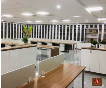 KHÔNG GIAN LÀM VIỆC VỚI NỘI THẤT VĂN PHÒNG CỰC CHẤT VÀ ẤN TƯỢNG